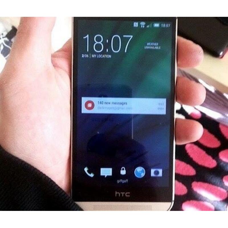 Htc one m8 like new condition swap for iPhone