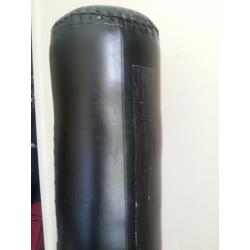 free standing punch bag, condition is good, two parts were torn.....................................