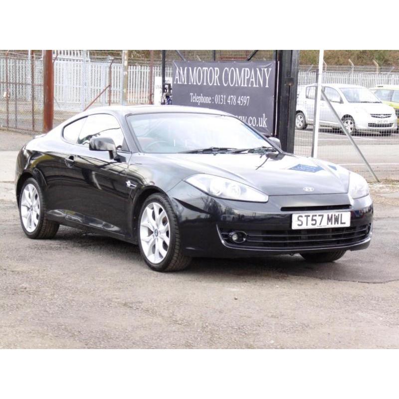 Hyundai Coupe 2.0 SIII SE, Black, 2007., 6 Month AA Warranty, 1 Years Mot