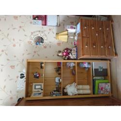 Wardrobe plus shelves and drawer storage