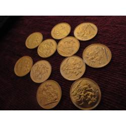 WANTED FOR MY COLLECTION ANY AMOUNT OF 9CTGOLD/18CT GOLD/22CT GOLD & SOVEREIGNS FOR INSTANT CASH
