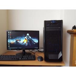 High Spec Ultra Fast Gaming PC Quad Core i5 Microsoft Windows 10 8GB RAM 1TB Hard Drive
