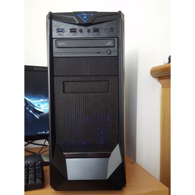 High Spec Ultra Fast Gaming PC Quad Core i5 Microsoft Windows 10 8GB RAM 1TB Hard Drive