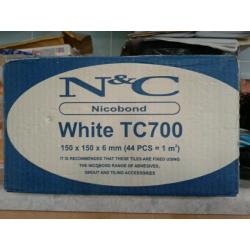 12 Boxes of 'WHITE' Tiles.