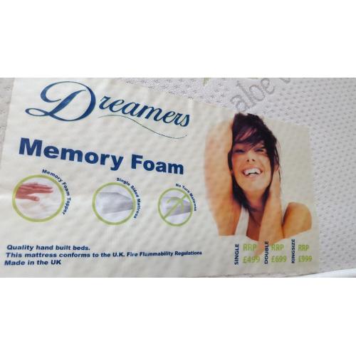 Dreamers Aloe Vera Memory Foam Double Mattress