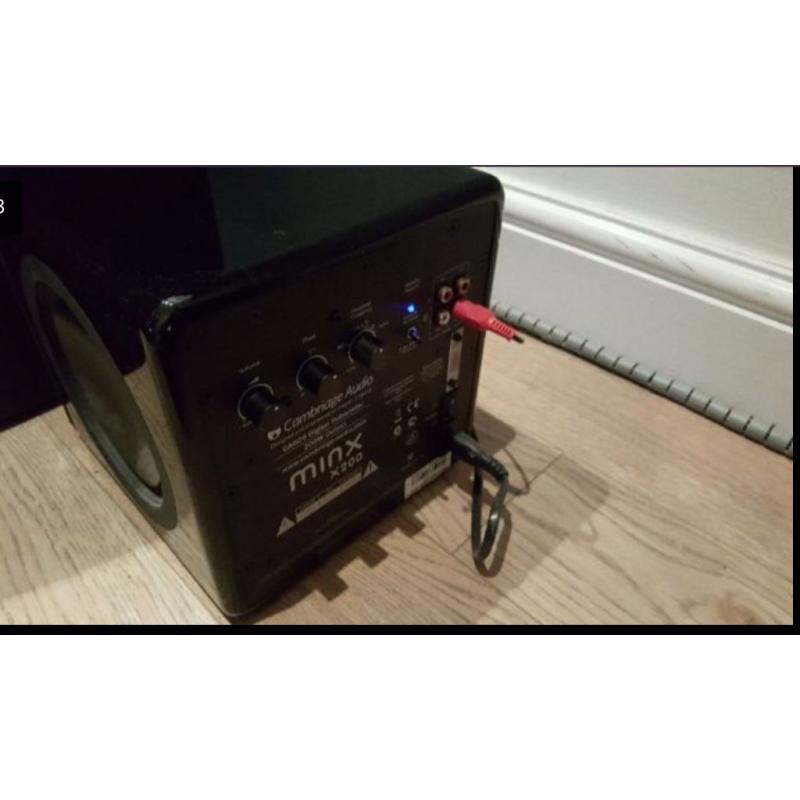Cainbridge and audio minx x200w active Subwoofer