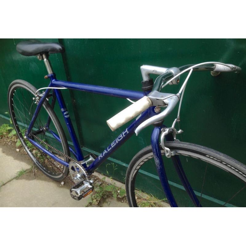 56cm Raleigh single speed, bike road bicycle