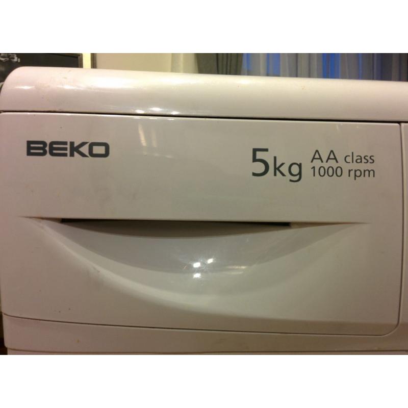 BEKO 5kg AA class 1000rpm - spares or repair