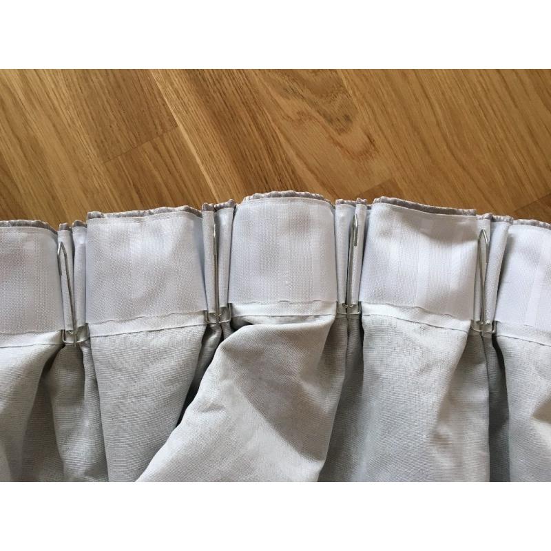 Beautiful unused grey show curtains for sale