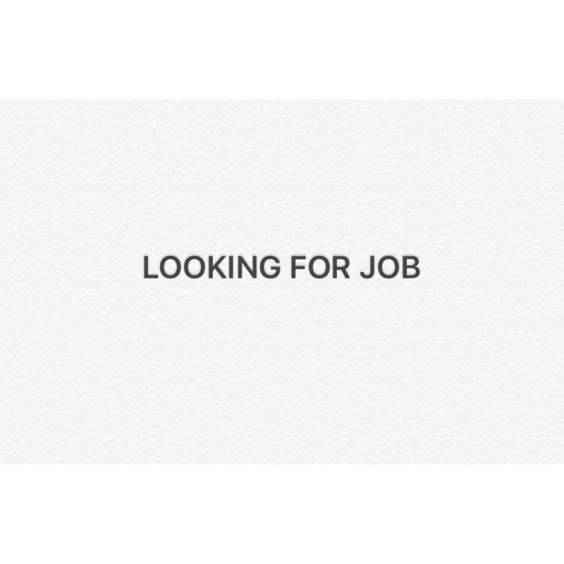 I'm looking for a job