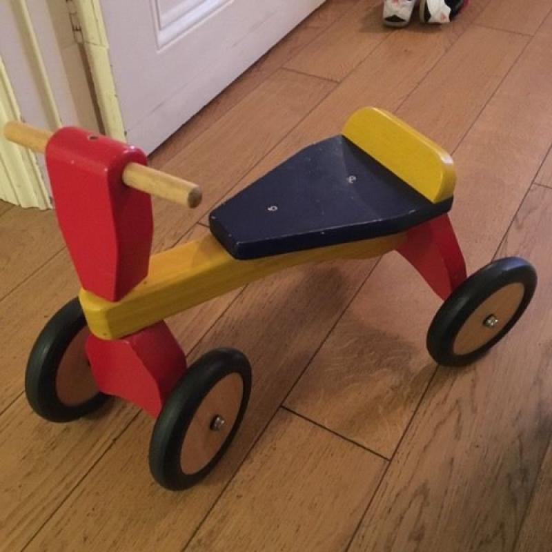John Crane Wooden Pintoy Sit On Kids Trike