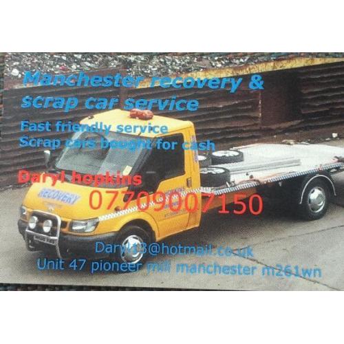 Manchester recovery & scrap car service