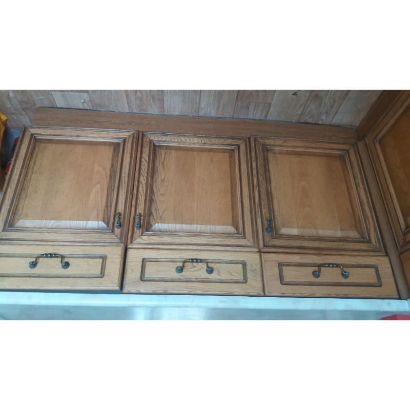 Kitchen coming out Saturday morning with solid oak doors