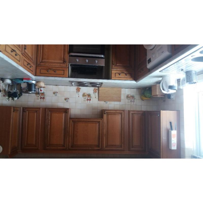 Kitchen coming out Saturday morning with solid oak doors