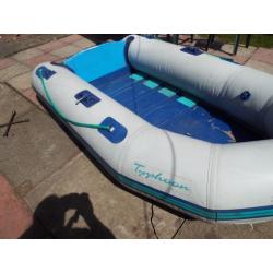 2 man dingy with oars
