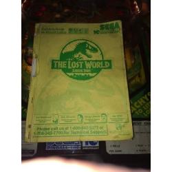 Jurassic Park The Lost World Pinball Machine