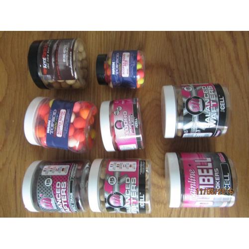 8 Full containers Wafters and Pop up