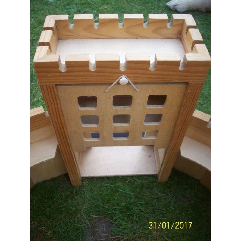 ELC wooden fort/castle