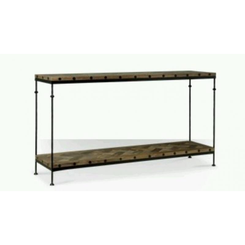 Console table mango wood & iron