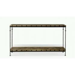 Console table mango wood & iron