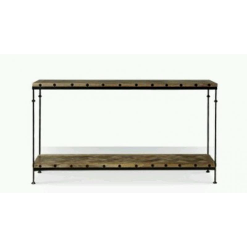 Console table mango wood & iron
