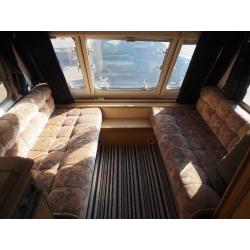 4 BIRTH TOURING CARAVAN SWIFT CHALLENGER 450 SE WITH LARGE AWNING AND EXTRAS