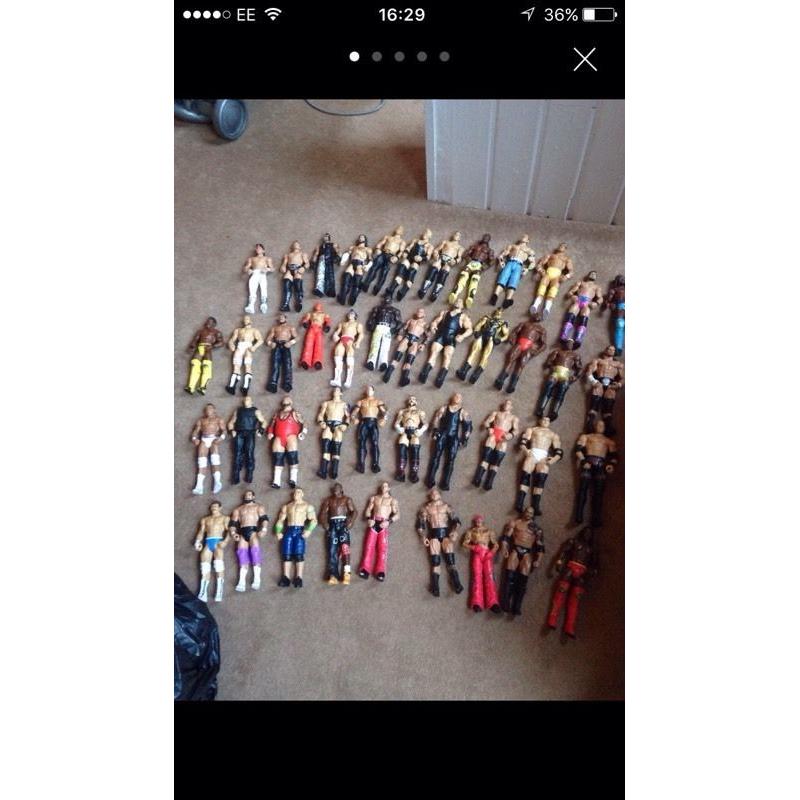 WWE WWF wrestling figures joblot bundle