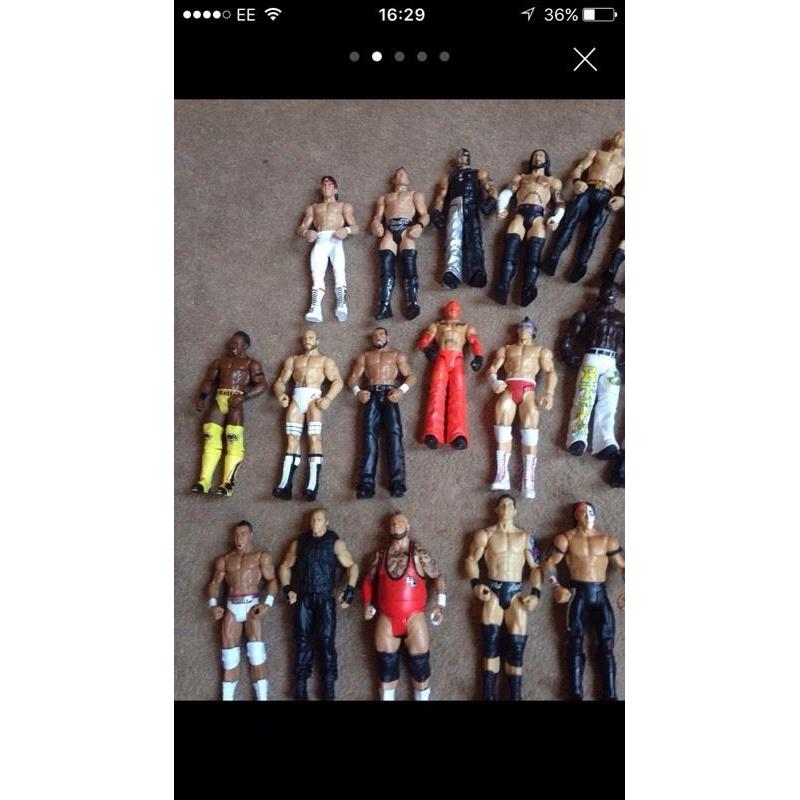 WWE WWF wrestling figures joblot bundle
