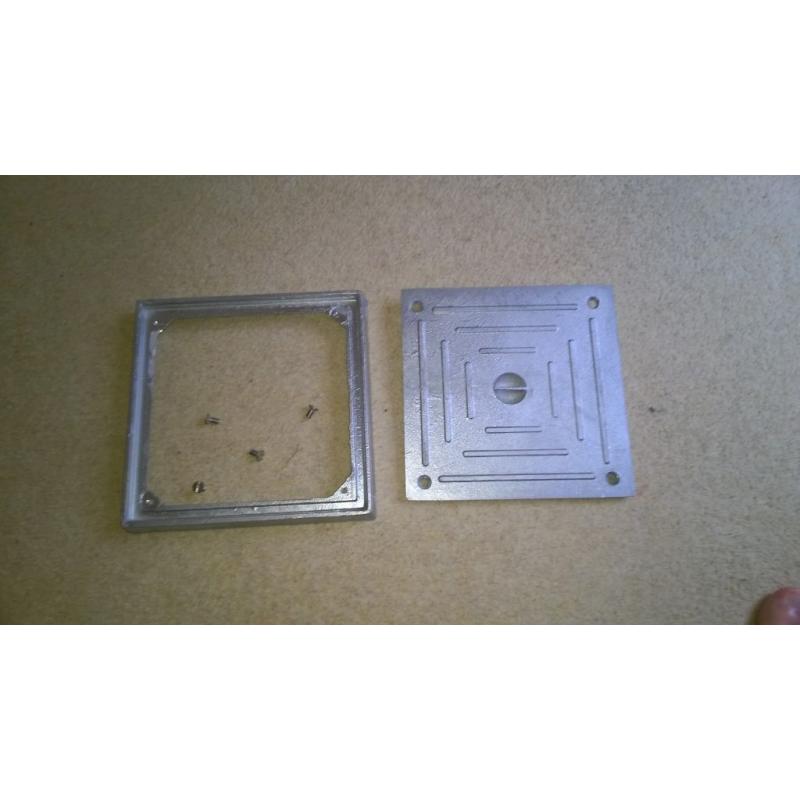 Square Rodding Eye Cover Plate with Frame
