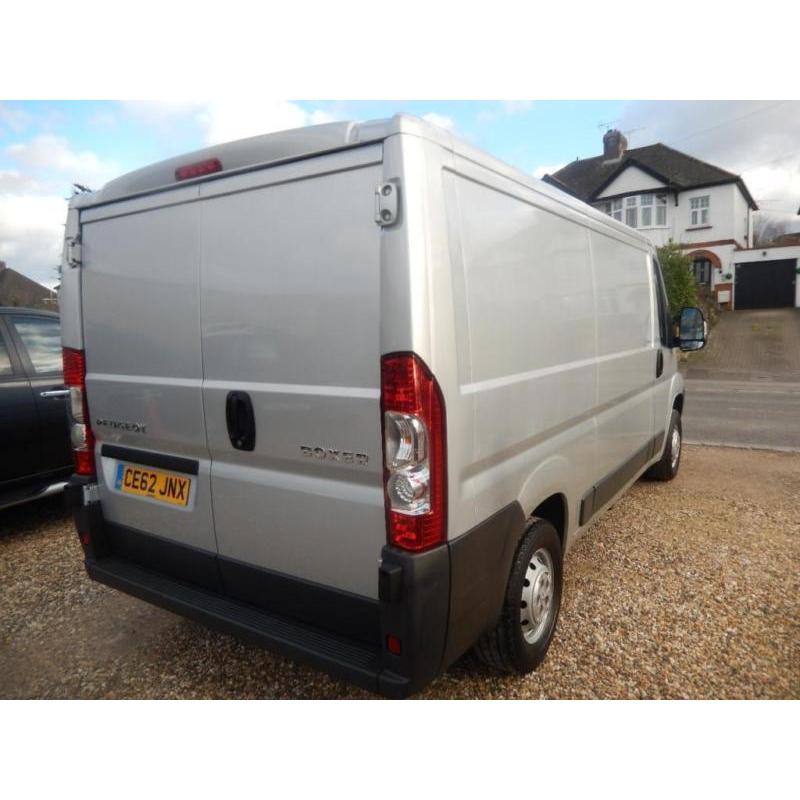 2012 62 PEUGEOT BOXER 2.2 HDI 330 L2H1 MWB MEDIUM LOW ROOF VAN DIESEL