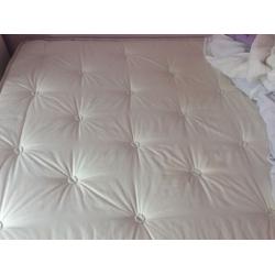 Divan double bed including Silentnight Ortho mattress and cushioned headboard