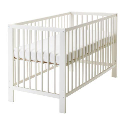 white baby cot gulliver ikea used