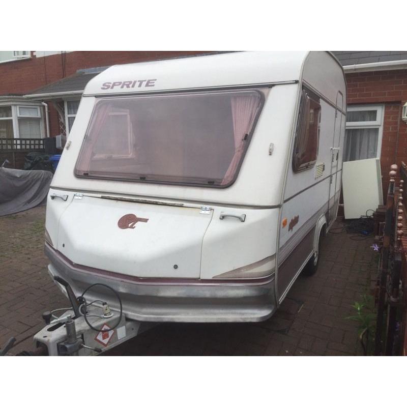 Sprite 4 berth Alpine caravan