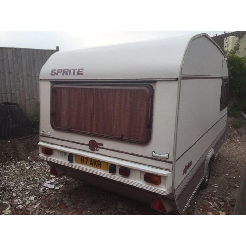 Sprite 4 berth Alpine caravan