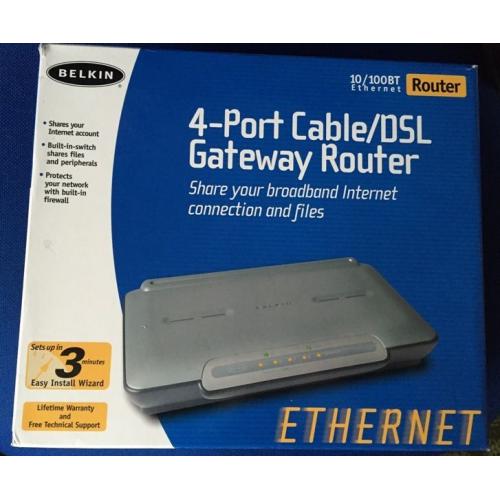 Wired Router Belkin F5D5231-4 10/100 Wired Router (F5D5231uk4)