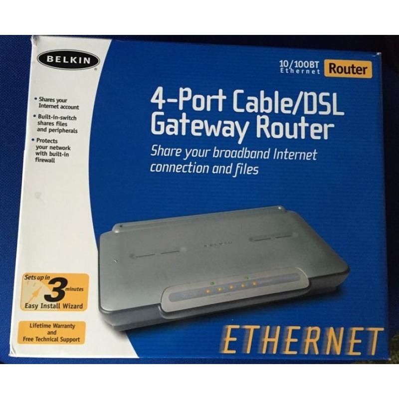 Wired Router Belkin F5D5231-4 10/100 Wired Router (F5D5231uk4)