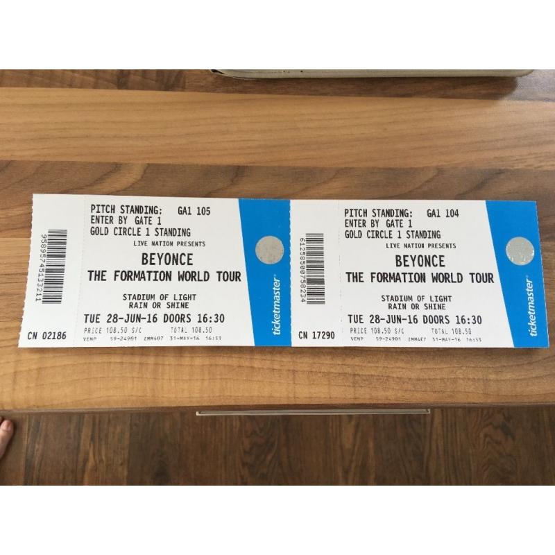 Beyonce golden circle tickets