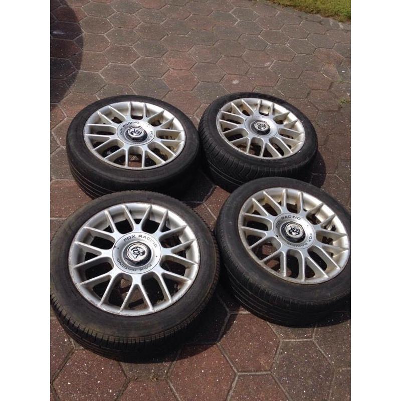 4 X 17inch fox racing alloys