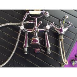 Deva Coronation mixer taps bath & basin