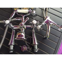 Deva Coronation mixer taps bath & basin