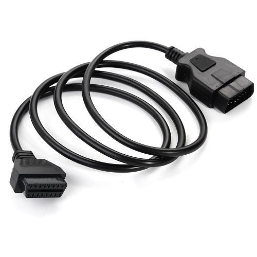 OBD-II OBD2 16Pin Male to Female Extension Cable Diagnostic Extender 150cm