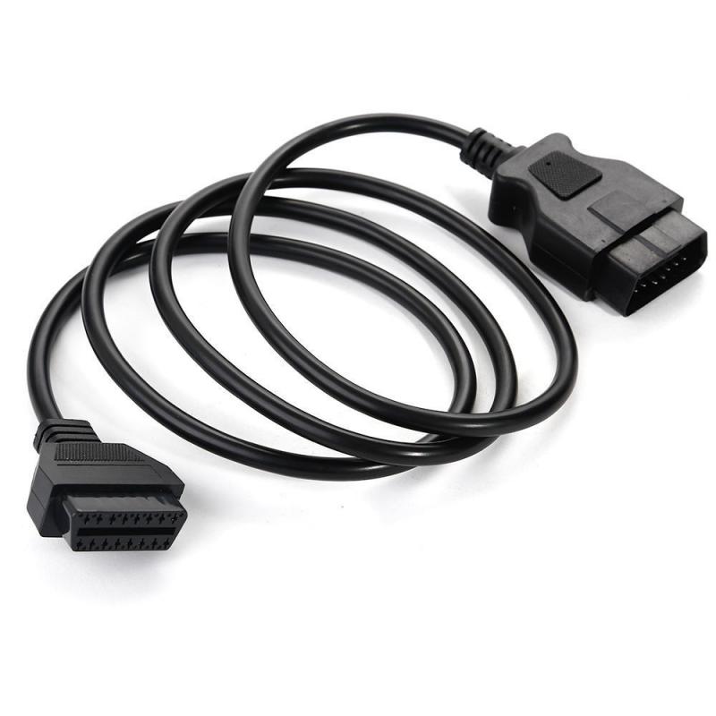 OBD-II OBD2 16Pin Male to Female Extension Cable Diagnostic Extender 150cm