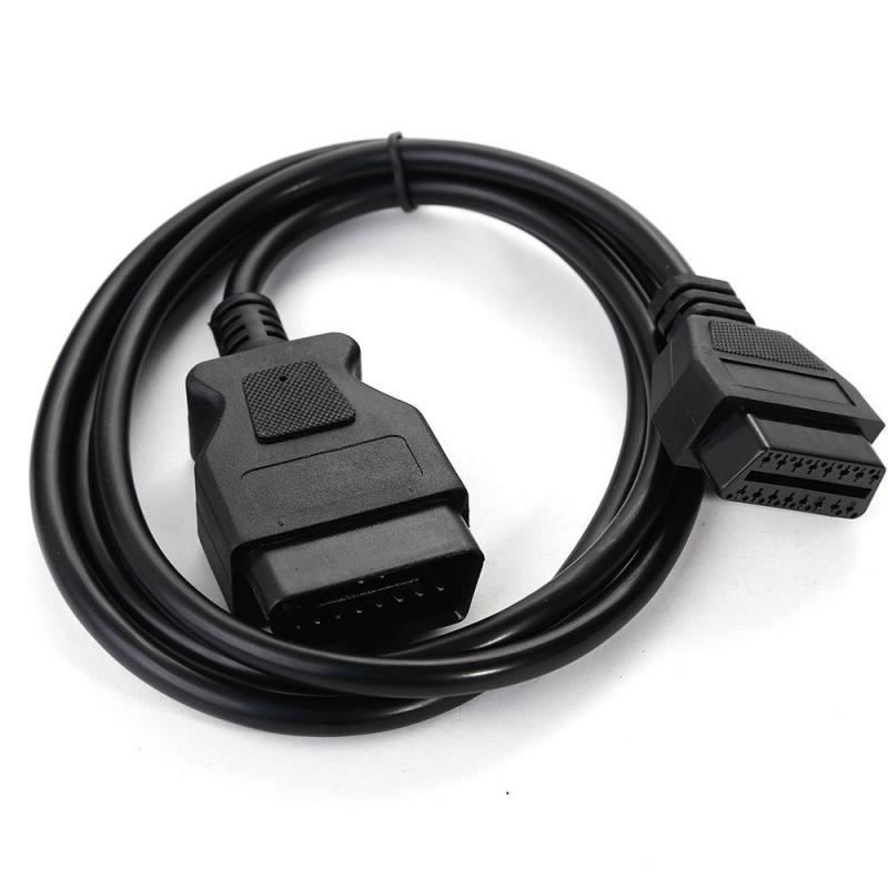 OBD-II OBD2 16Pin Male to Female Extension Cable Diagnostic Extender 150cm