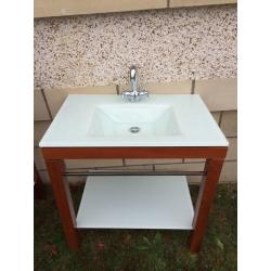 Porcelanosa Bathroom sink shelves & mirror