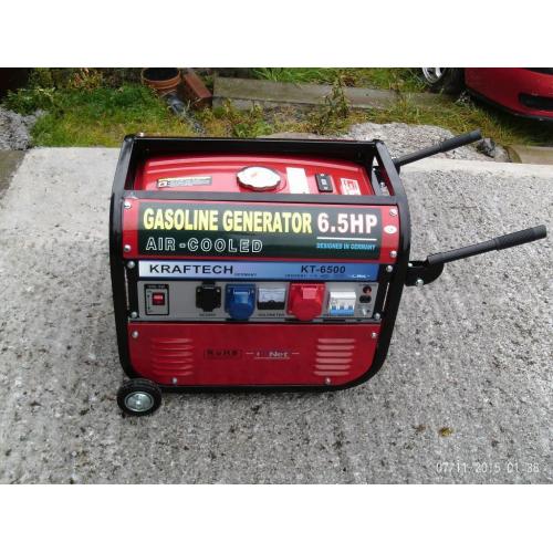 Kraftech KT6500 Petrol generator NEW 6.5KW 6.5HP engine