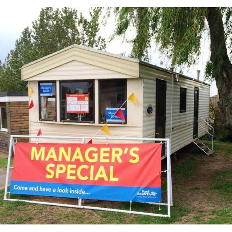 CHEAP STARTER 2 BED STATIC CARAVAN FOR SALE IN NORTH NORFOLK INCLUDES 2016 SITE FEES Near Dersingham