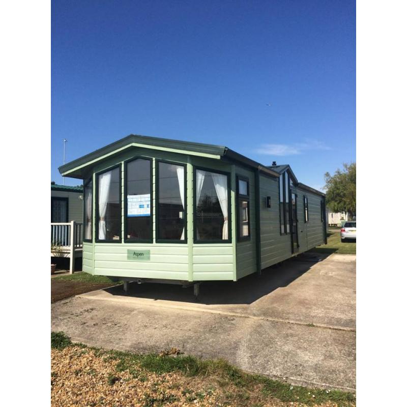 Amazing Pre-ownerd static caravan holiday home for sale in Hunstanton Norfolk Near Sandringham