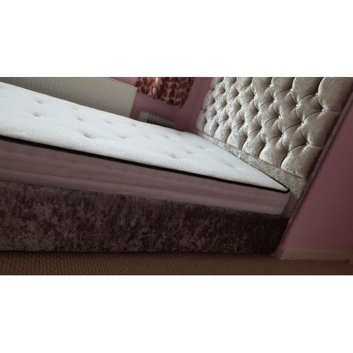 New double bed and mattress