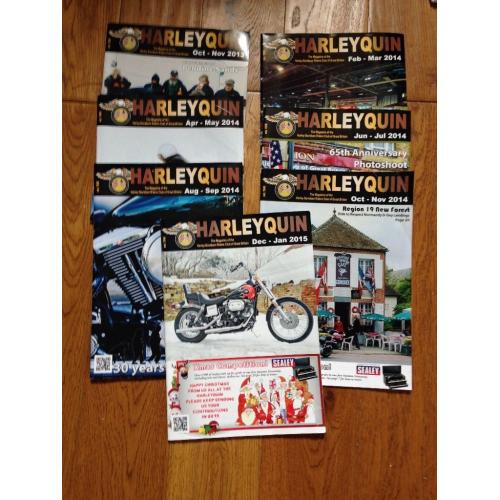 Harleyquin Magazines - Harley Davidson Riders Club - UK - Job Lot