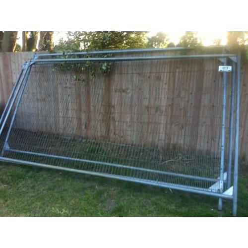 Heras Fencing / Fence Panels x3